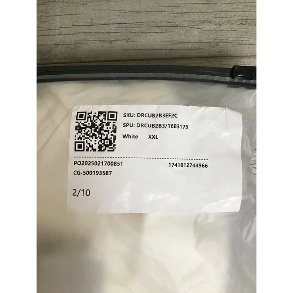 Fehaute Women's White Lace Classic Square Neck A-Line Maxi Dress Size XXL NWT - Picture 9 of 10